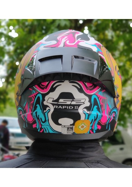 Rapıd 2 Race Cyberg Mat Mor Fullface Motosiklet Kaskı Siyah Camlı fiyatları