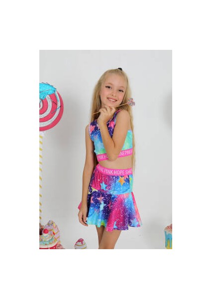 Kız Çocuk Gym Star Şort Etek