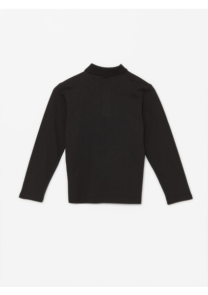 Yeni Sezon Polo Yaka Basic Uzun Kollu Erkek Çocuk Tişört fiyatları