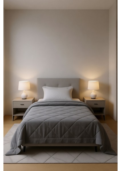 Wellsoft Tek Kişilik Yorgan Antrasit (155X215) modelleri