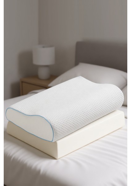 Visco Tek Boyun Destekli Ortopedik Yastık