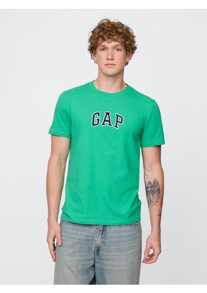 Erkek Fıstık Yeşili Gap Logo T-Shirt