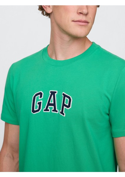 Erkek Fıstık Yeşili Gap Logo T-Shirt modelleri