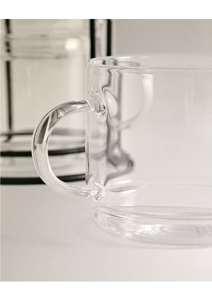 Standlı Borosilikat 4'lü Fincan Seti modelleri