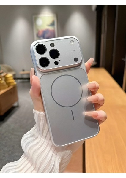 iPhone 16 Plus Uyumlu Magsafe Özellikli 17 Görünümlü Kamera Korumalı ''ag Glass'' Premium Kılıf