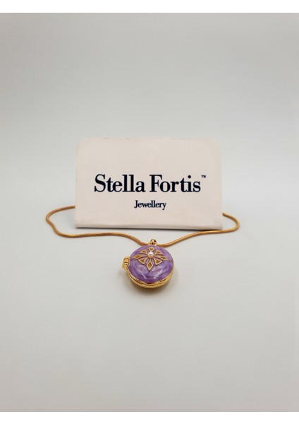 Mine Detaylı Kapaklı Madalyon Kolye – Altın Renk Yılan Zincir indirimleri