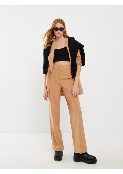 Yeni Sezon Kadın Standart Fit Düz Pantolon fiyatları