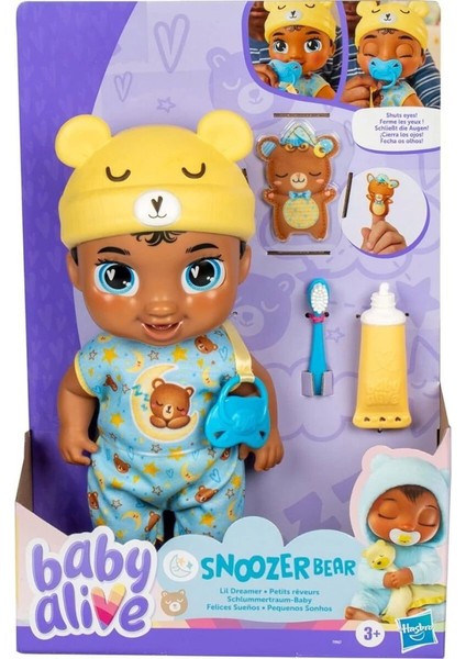 Bfs F9967 Baby Alive Lil Dreamer Snoozer Bear Uykucu Bebek +3 Yaş fırsatları