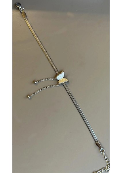 Ieg Kelebekli Italyan Bileklik - Gümüş