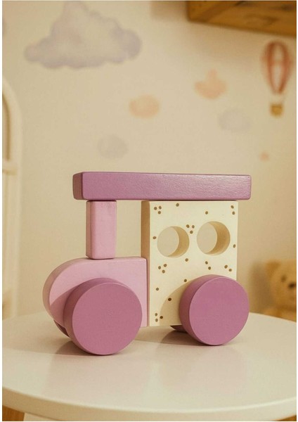 Renkli Ahşap Tren ve Bebek Oyuncakları - Yenidoğan Seçimi fiyatları