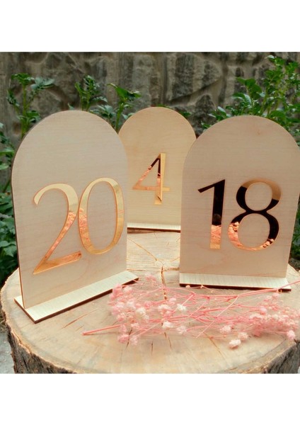 Renkli Ahşap Masa Numarası 1-10, Otel, Düğün, Restoran ve Işletmeler Için fiyatları