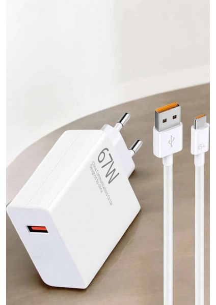 Ieg Şarj Aleti 67W Hızlı Şarj Turbo Type-C Uyumlu Şarj Adaptörü Kablosu modelleri