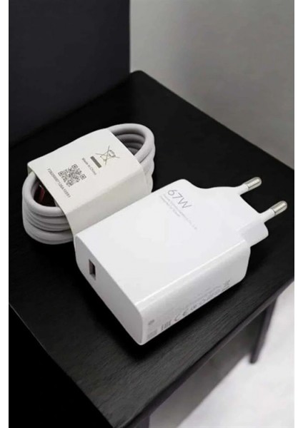 İEG Şarj Aleti 67W Hızlı Şarj Turbo Type-C Uyumlu Şarj Adaptörü Kablosu indirimleri