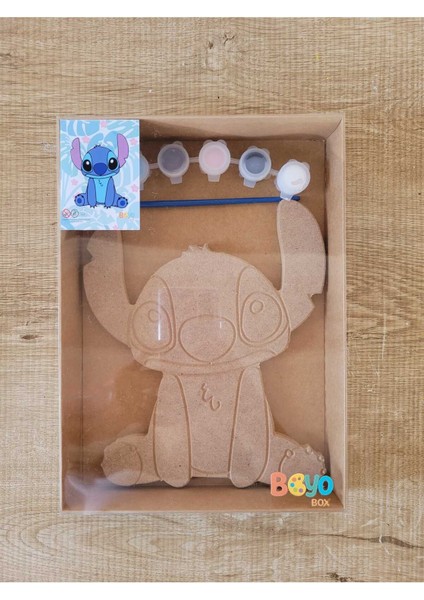 Ahşap Boyama Kiti Bej Renkli El Sanatları Seti