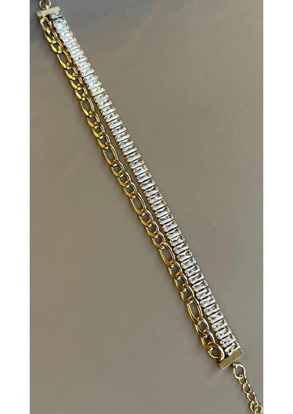 Ieg Baget Taşlı Zincir Bileklik - Altın fiyatları