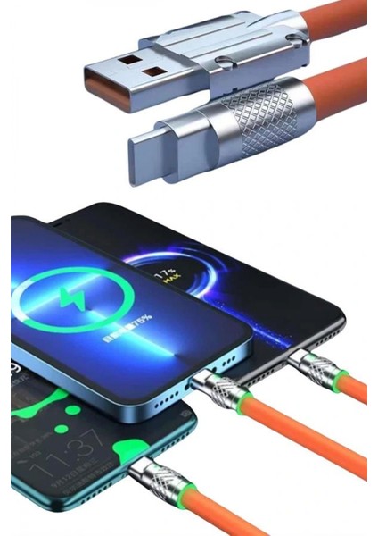 İEG Android ve İOS Uyumlu 180 Derece Type-c Şarj Kablosu fırsatları