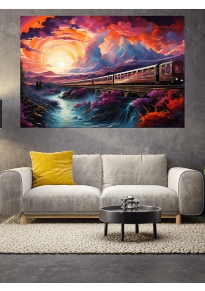 3D Tren Cam Tablo fiyatları