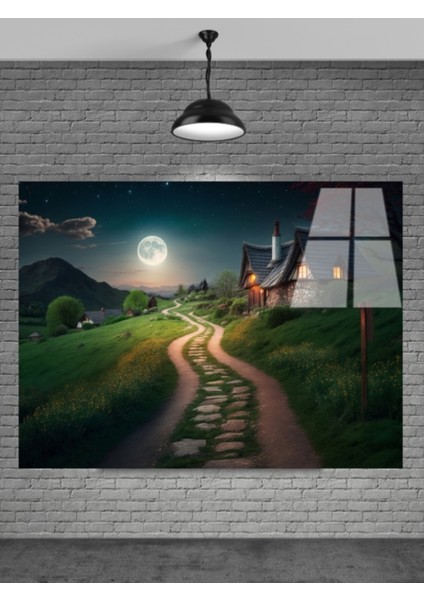 3D Manzara Cam Tablo