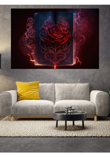 3 Boyotulu Gül Cam Tablo fiyatları