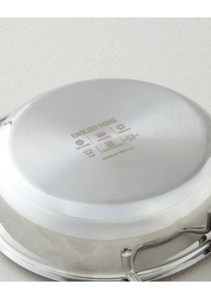 Siena Çelik 2’li Kapaksız Sahan Seti 16-18 cm Silver