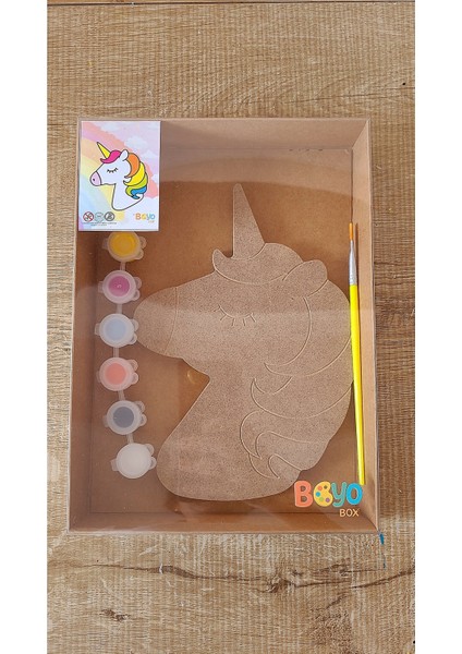 Renkli Ahşap Boyama Kiti, Eğlenceli ve Yaratıcı Projeler Için Ideal Seçim