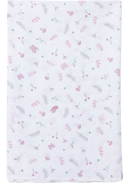 Kız Bebek Müslin Battaniye 90X110CM