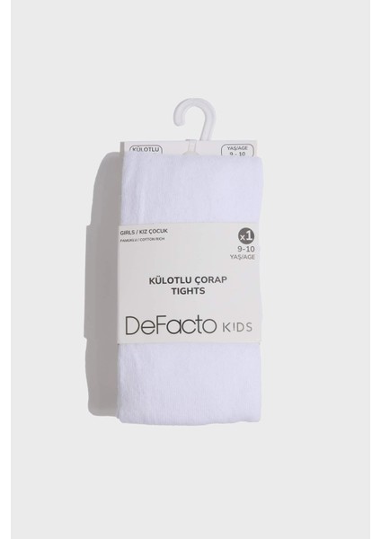 Kız Çocuk Pamuklu Külotlu Çorap G6407A8NS