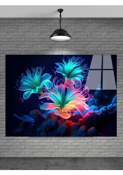 Sevilen Seri Çiçek Cam Tablo