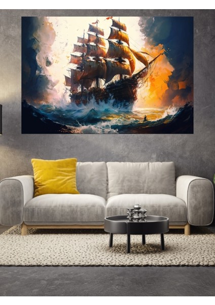 Denizdeki Gemi Cam Tablo fiyatları