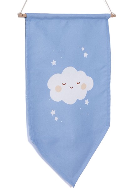 Bebek Odası Duvar Flama Mavi modelleri