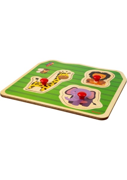 Renkli Ahşap Ilk Yapboz Vahşi Hayvanlar, Eğlenceli ve Öğretici Oyun Seti modelleri