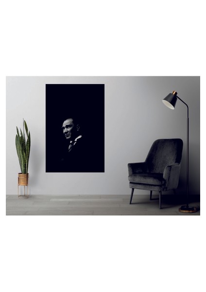Gazi Mustafa Kemal Atatürk Tablosu Temperli Cam Üzerine Sevgilinize Yılbaşı Hediye fiyatları