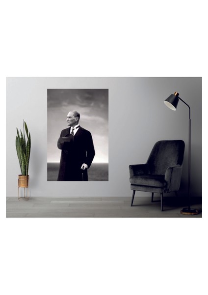 Gazi Mustafa Kemal Atatürk Tablosu Temperli Cam Üzerine Sevgilinize Yılbaşı Hediye fiyatları