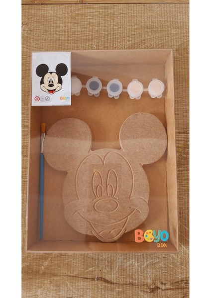 Sevimli Ahşap Boyama Seti, Renkli ve Eğlenceli Hobi Malzemeleri