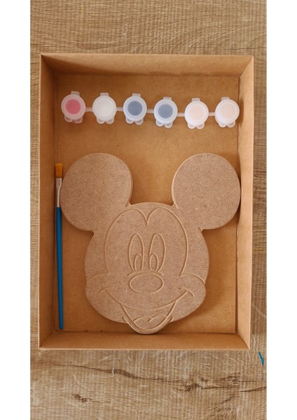 Sevimli Ahşap Boyama Seti, Renkli ve Eğlenceli Hobi Malzemeleri fiyatları