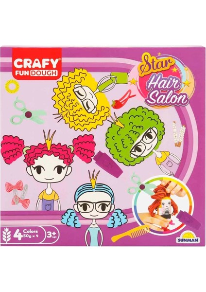 Bfs Yıldızlar Salonu Oyun Hamur Seti 200 gr 11 Parça modelleri