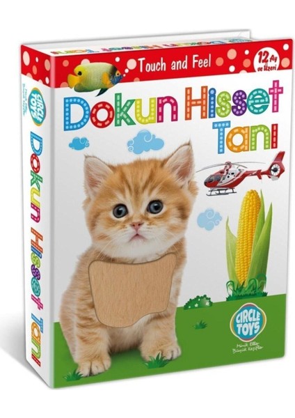 Turuncu Renkli Eğlenceli Dokun ve Hisset Oyuncağı, Çocuklar Için Harika Keşif Seti