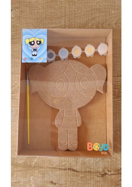 Ahşap Boyama Kiti, Renkli ve Eğlenceli Sanat Seti