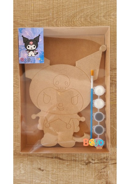 Bej Ahşap Boyama Seti, Yaratıcı ve Eğlenceli Hobi Malzemeleri