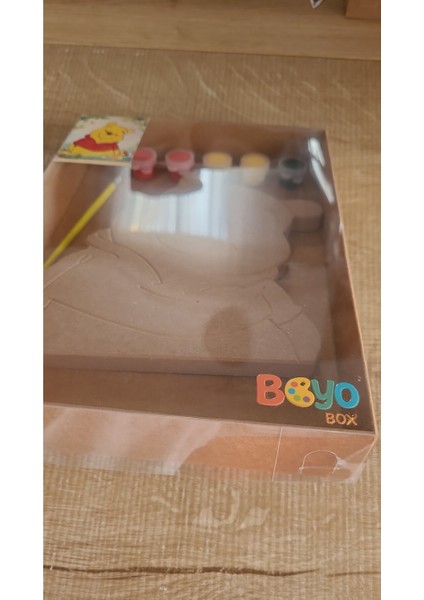 Renkli Ahşap Ayı Winnie Boyama Seti, Eğlenceli ve Yaratıcı Etkinlik Için Ideal fırsatları