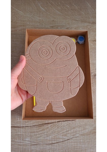 Minyon Ahşap Boyama Seti, Bej Renk, Keyifli ve Yaratıcı Hobi Deneyimi modelleri