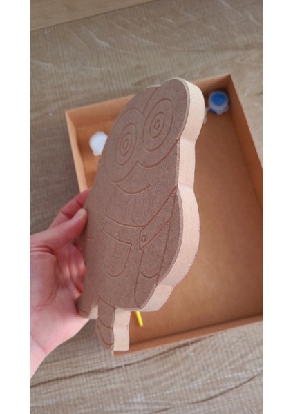 Minyon Ahşap Boyama Seti, Bej Renk, Keyifli ve Yaratıcı Hobi Deneyimi fırsatları