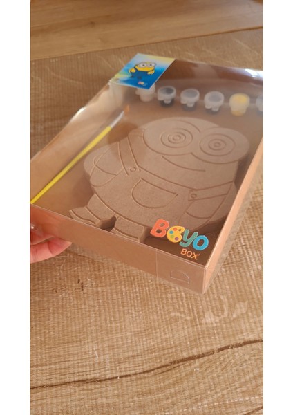 Minyon Ahşap Boyama Seti, Bej Renk, Keyifli ve Yaratıcı Hobi Deneyimi indirimleri