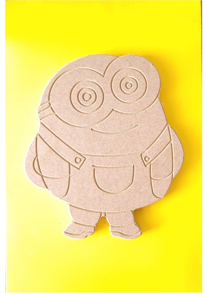 Minyon Ahşap Boyama Seti, Bej Renk, Keyifli ve Yaratıcı Hobi Deneyimi