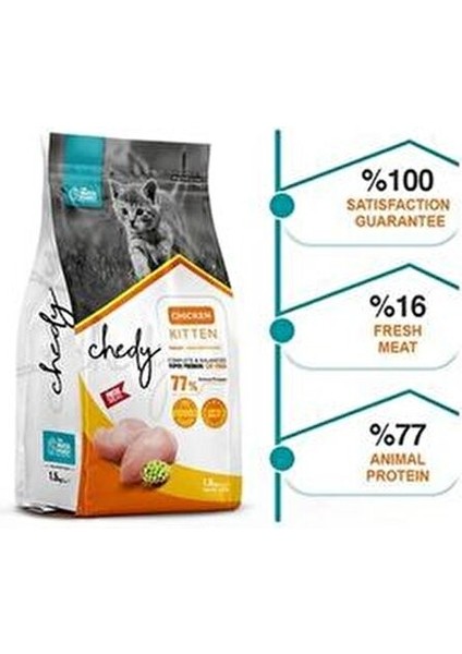 Tavuklu Yavru Kedi Maması Süper Premium 10 Kg Yavru Kediler İçin Enerji Desteği fiyatları