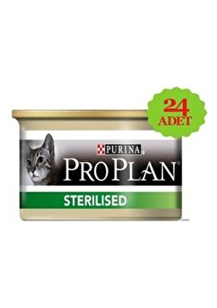 Steril Somonlu Kedi Maması 85 gr x 24 Kısırlaştırılmış Kediler İçin Etli Lezzet fiyatları