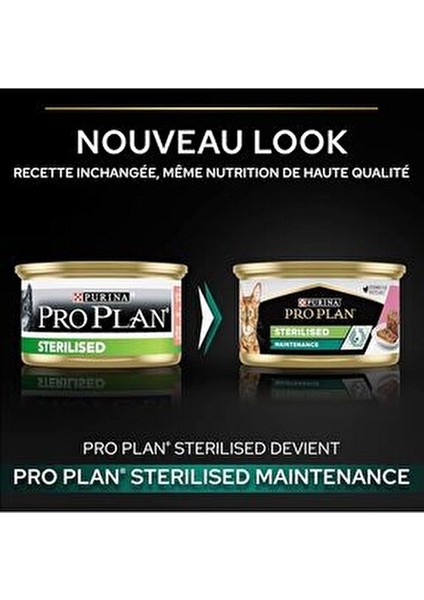 Steril Somonlu Kedi Maması 85 gr x 24 Kısırlaştırılmış Kediler İçin Etli Lezzet modelleri