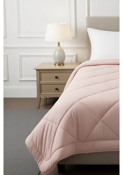 Wellsoft Tek Kişilik Yorgan Pudra (155x215)