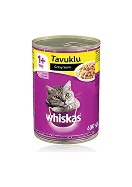 Tavuklu Yetişkin Kedi Konservesi 400 gr Premium Kalite Gravy Sos İçinde Tam Besin fiyatları