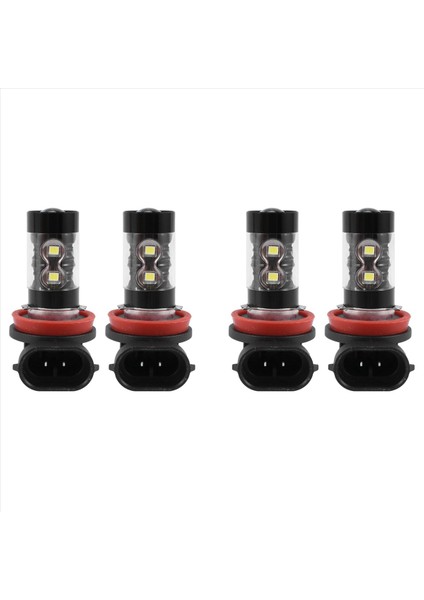 4 Pack Yüksek Güçlü 50W Süper Parlak H11/H8 10-Smd LED Işıklar Araba Sisi Işık Lambaları Değiştirme Xenon Beyaz (Yurt Dışından)